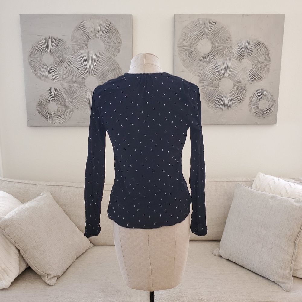 Rails Button Front Peplum Blouse - size Small in … - image 9